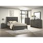 Crown Mark Valor Dresser Mirror in Grey, , large
