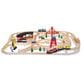 Melissa & Doug Deluxe Wooden Railway Train Play Set, , large