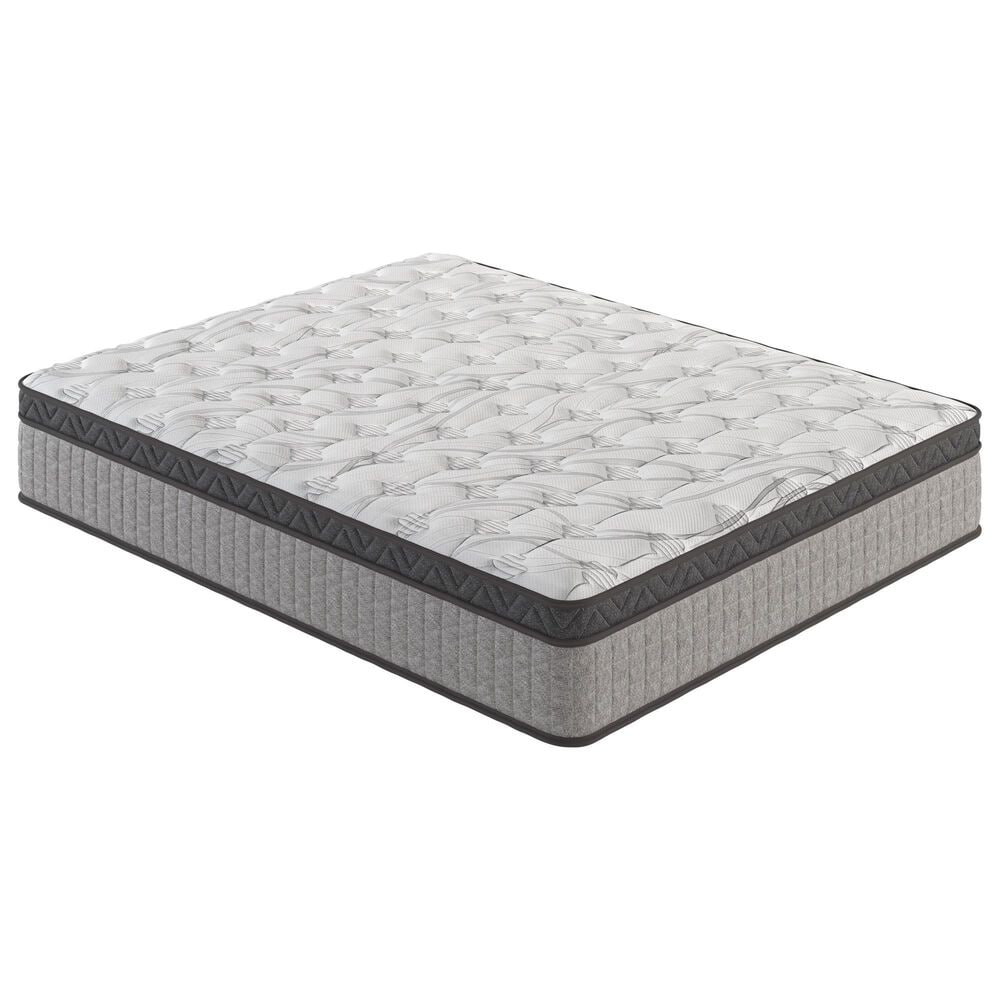 Hearth and Haven Sayre Sleep Diamond Medium Gel Memory Foam Innerspring Hybrid King Mattress, , large
