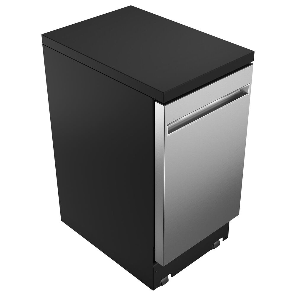 GE Appliances 18&quot; Portable Dishwasher in Stainless Steel, , large