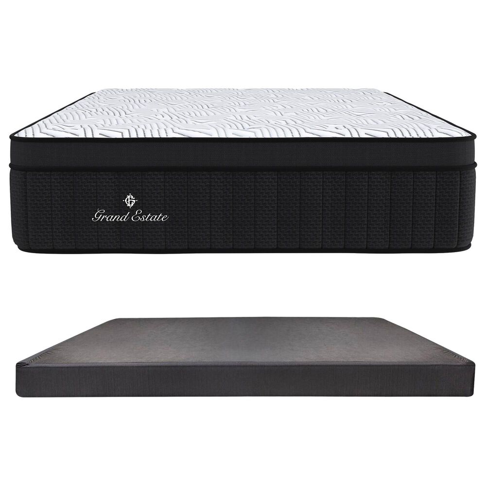 Grand Estate 700 Firm King Mattress with Low Profile Box Springs, , large