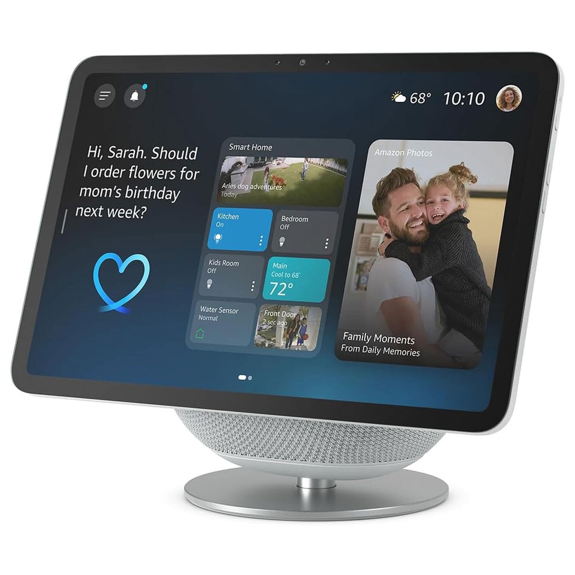 Amazon Echo Show 8 and 11 Adjustable Stand in Glacier White