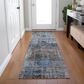 Dalyn Rug Company Karaj KJ2 2"3" x 7"6" Blue Indoor/Outdoor Runner, , large