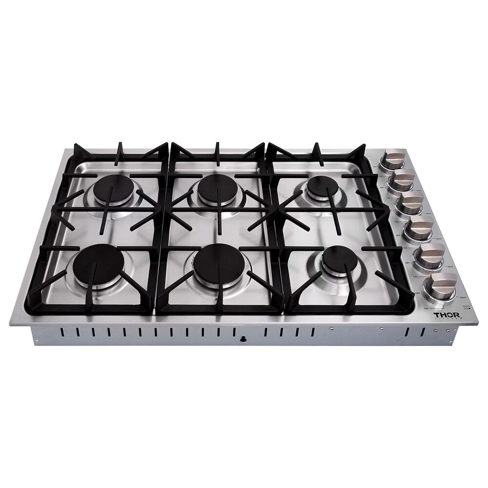 Thor Kitchen 36&quot; Drop-in Gas Cooktop in Stainless Steel, , large