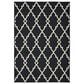 Oriental Weavers Marina 7763K 3"7" x 5"6" Black and Ivory Area Rug, , large