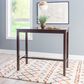 Linon Home Decor Claridge Bar Height Pub Table in Rich Brown - Table Only, , large