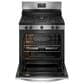Frigidaire 3 Piece Kitchen Package with 22.3 Cu. Ft. 33" Standard Depth Side by Side Refrigerator, 30" Freestanding Gas Range with Quick Boil Burner, and 24" Built-In Dishwasher with MaxDry in Stainless Steel, , large