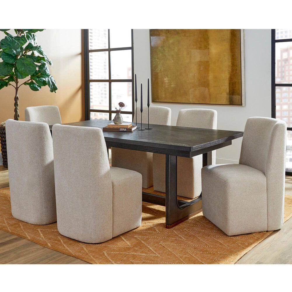 Flexsteel Waterfall 7-Piece Dining Set in Ebony, , large