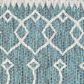 L&R Resources Sun Shower 5" x 8" Blue and Gray Indoor/Outdoor Area Rug, , large