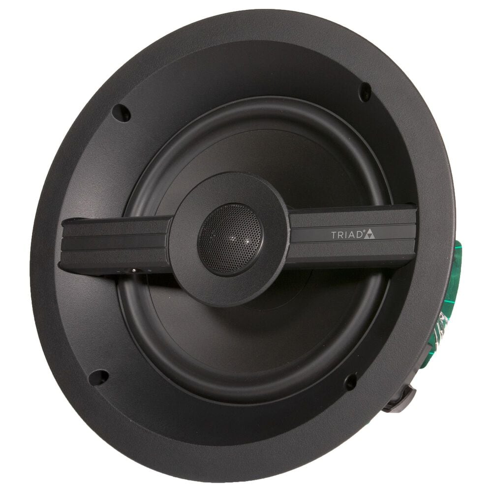 Triad In-Ceiling 8&quot; Dual Tweeter Open Back Speaker in Black, , large