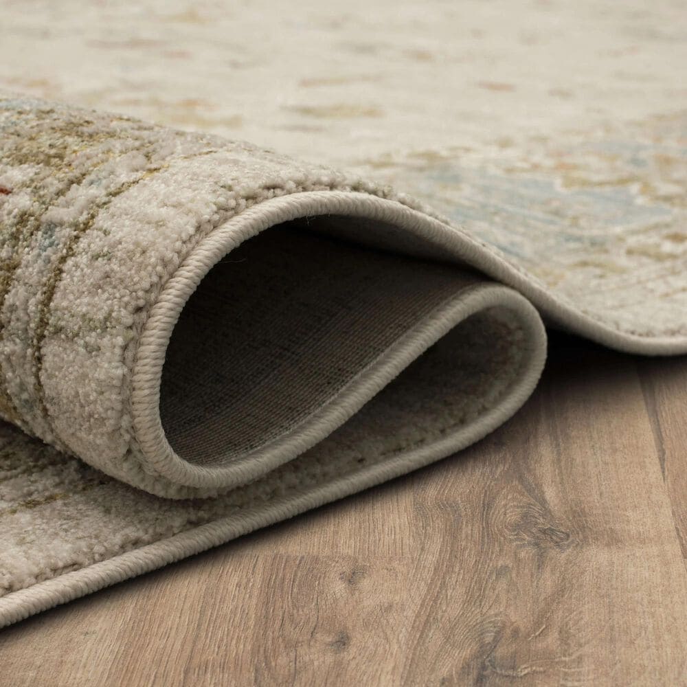 Karastan Adalia Iznik  7&#39;8&quot; x 10&#39;3&quot; Cream Area Rug, , large
