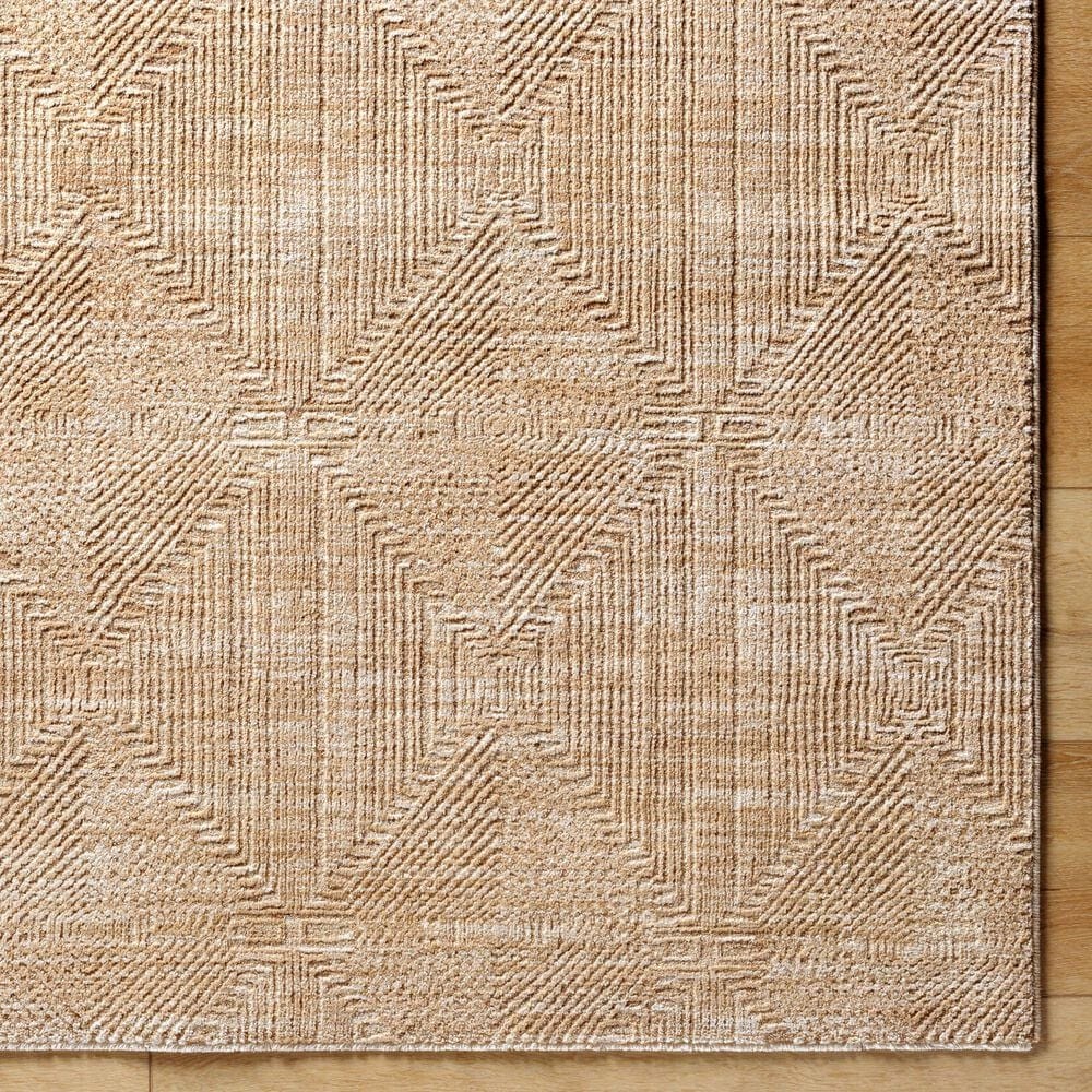 Surya Masterpiece MPC-2312 Beige, Tan and Medium Brown 6&#39;7&quot; x 9&#39;6&quot; Area Rug, , large
