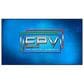 EPV Screens DarkStar UST 2 eFinity 123" Light Rejecting Fixed Frame Projection Screen in Black, , large