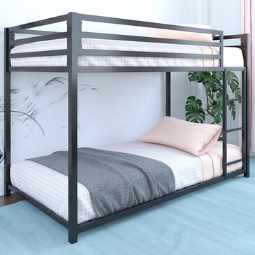 DHP Mabel Twin over Twin Bunk Bed in Black, , large