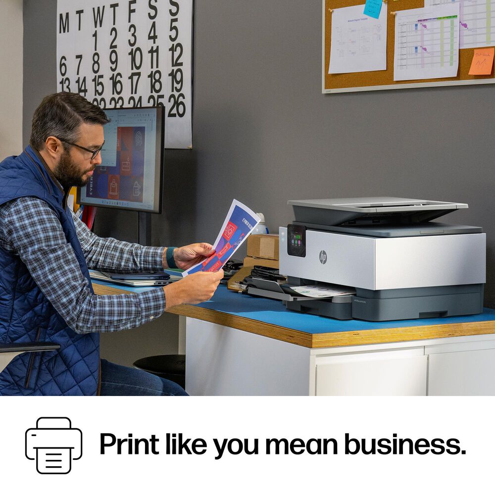 HP OfficeJet Pro 9135 All-in-One Printer in White and Charcoal, , large