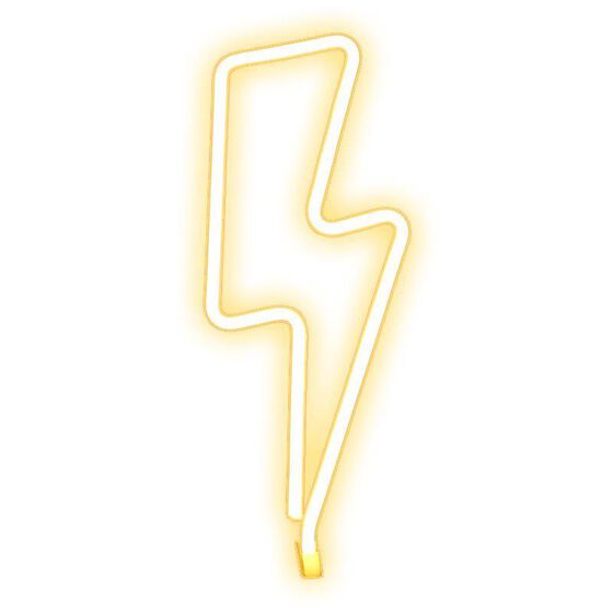 iLLUMINA Lightning LED 13 inch Wall Sign in Yellow