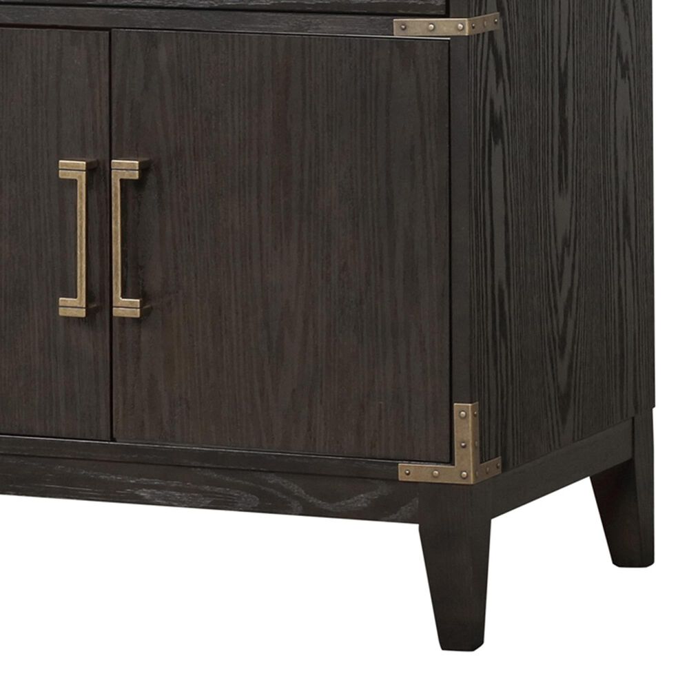 Lexora Home Laurel 84&quot; Double Bathroom Vanity in Brown Oak with White Cultured Marble Top and Rectangular Sinks, , large