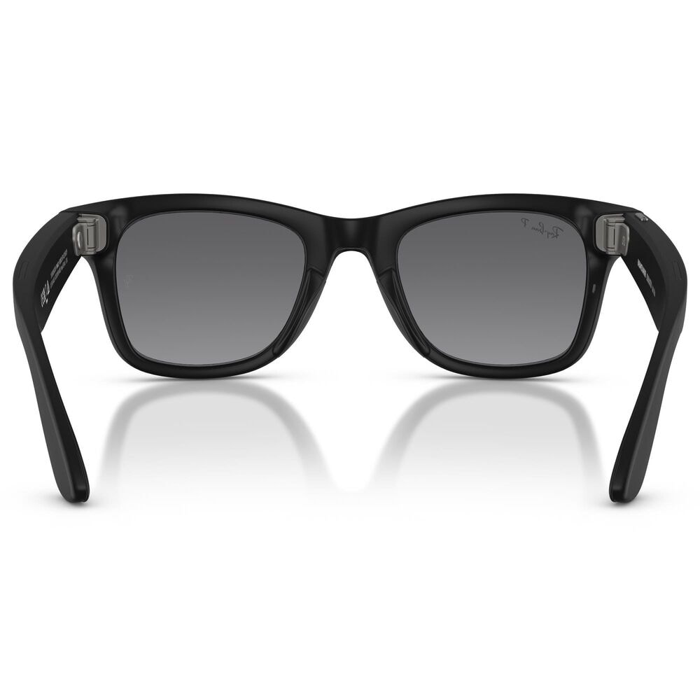 Rayban Glasses Wayfarer Gen 2 50mm Sunglasses with Graphite Polarized Lenses in Matte Black, , large