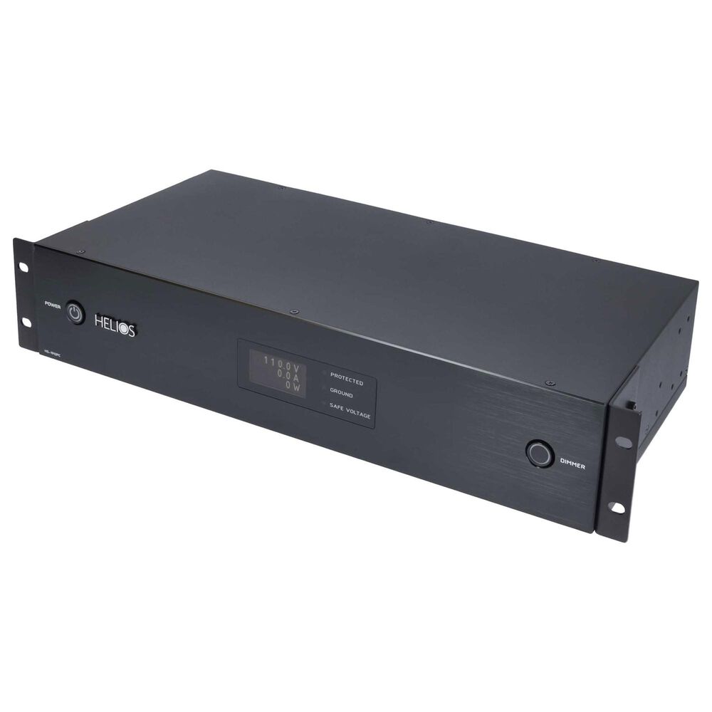 Helios 12-Outlet Rack Mountable Non Sacrificial Surge Protector in Black, , large
