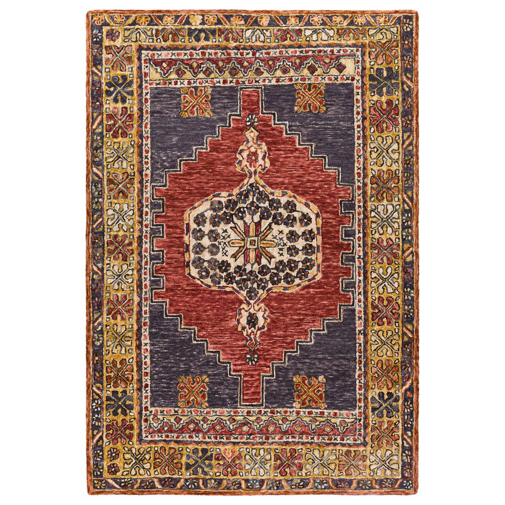 Surya Urfa URF-2305 2'6" x 8' Rose, Camel and Gray Runner, , large