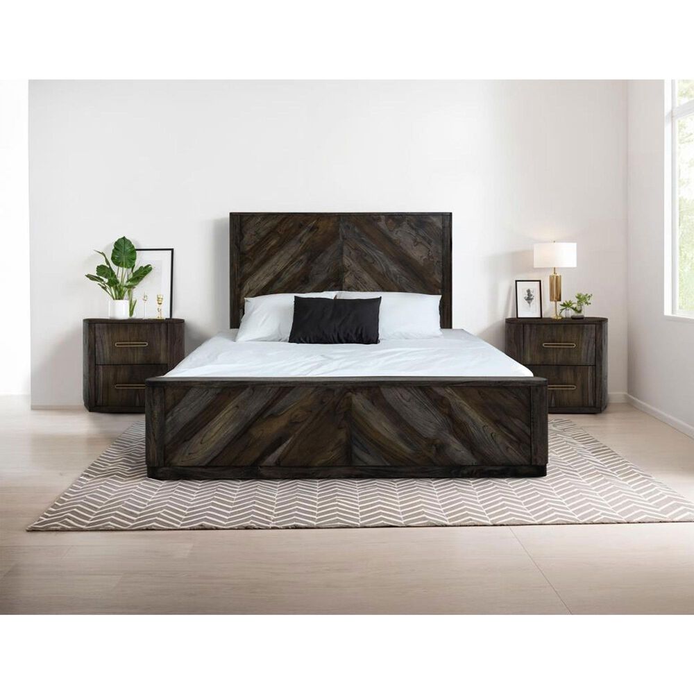 Fallridge Balam 2-Drawer Nightstand in Black, , large