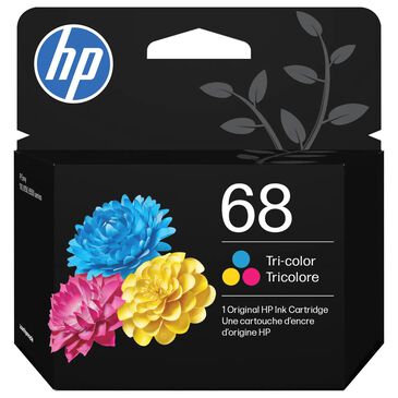 HP 68 Original Ink Cartridge in Yellow, Cyan and Magenta, , large