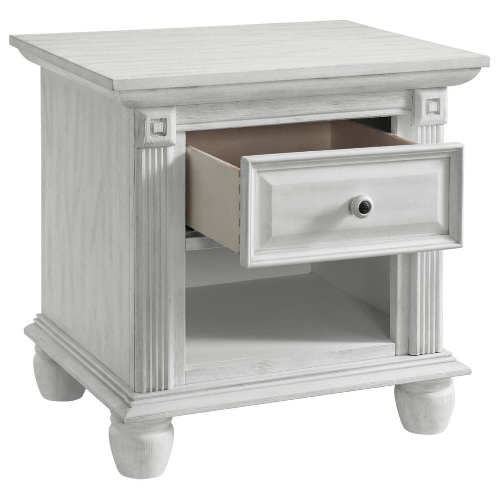 Oxford Baby London Lane 1-Drawer Nightstand in Vintage White, , large