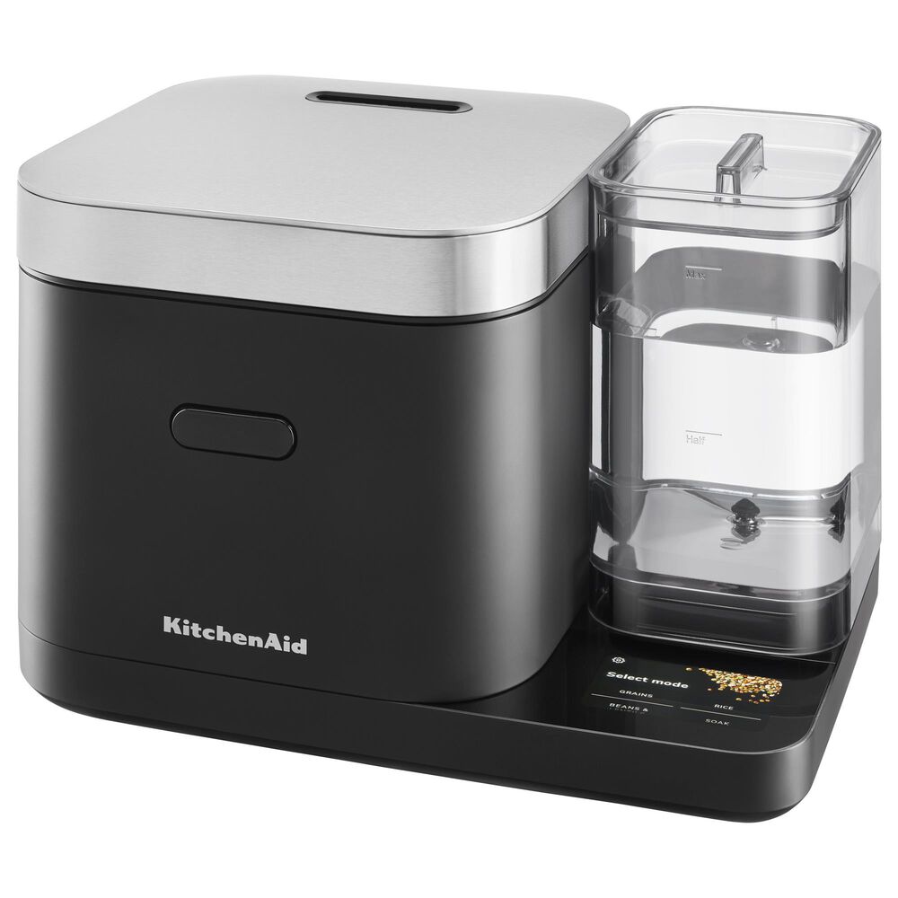 KitchenAid 8-Cup Grain and Rice Cooker in Black Matte, , large