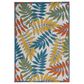 Nourison Aloha ALH18 5"3" x 7"5" Ivory and Multicolor Indoor/Outdoor Area Rug, , large