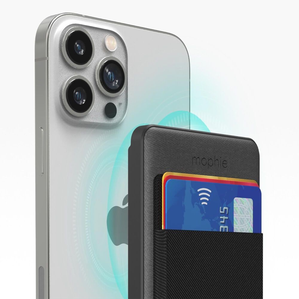 Mophie Snap Plus MagSafe Juice Pack Mini Wallet Wireless Charging Power Bank in Black, , large