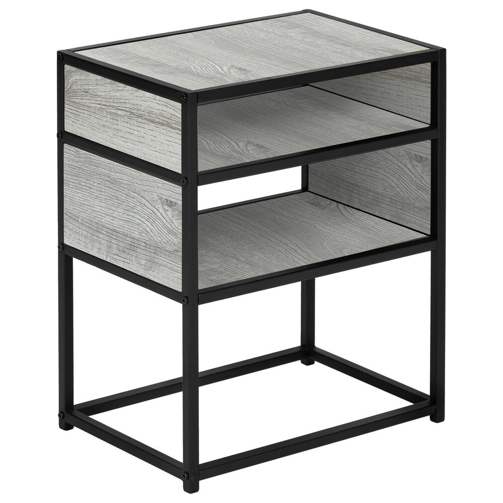 Monarch Specialties Accent Table in Grey, , large