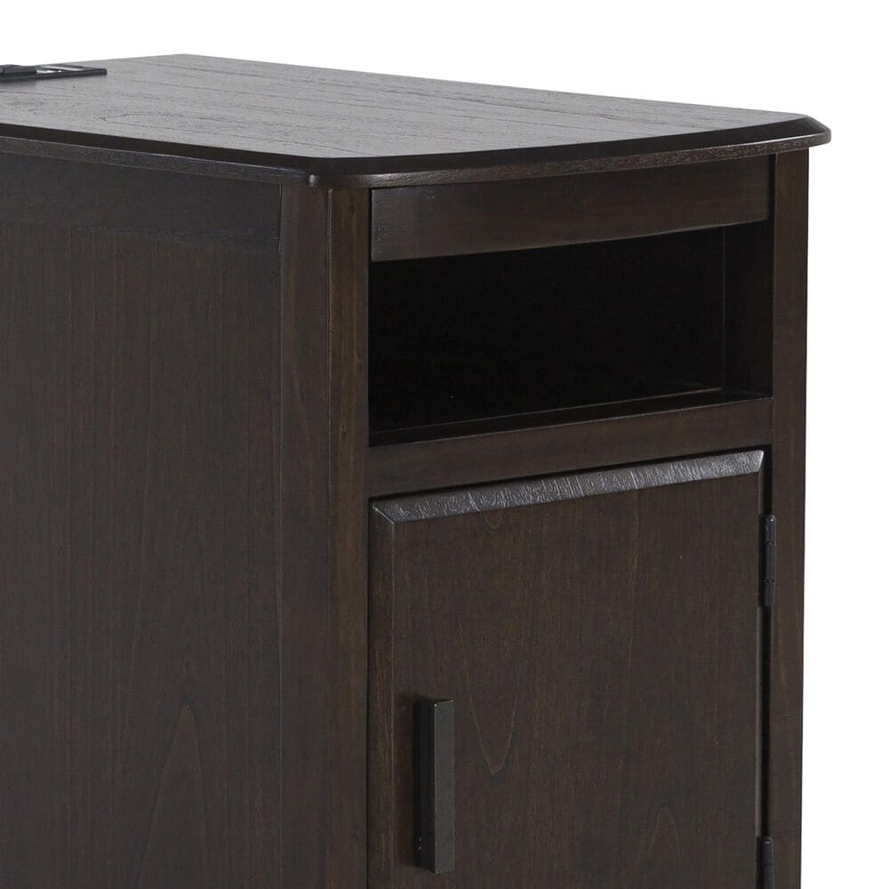 Ashley Devonsted Chairside End Table in Dark Brown, , large