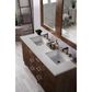 James Martin Vanities Metropolitan 60" Double Bathroom Vanity in American Walnut with 3 cm Eternal Jasmine Pearl Quartz Top and Rectangular Sinks, , large