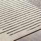 Surya Pisa 5" x 7" Black, Ivory and Gray Area Rug, , large