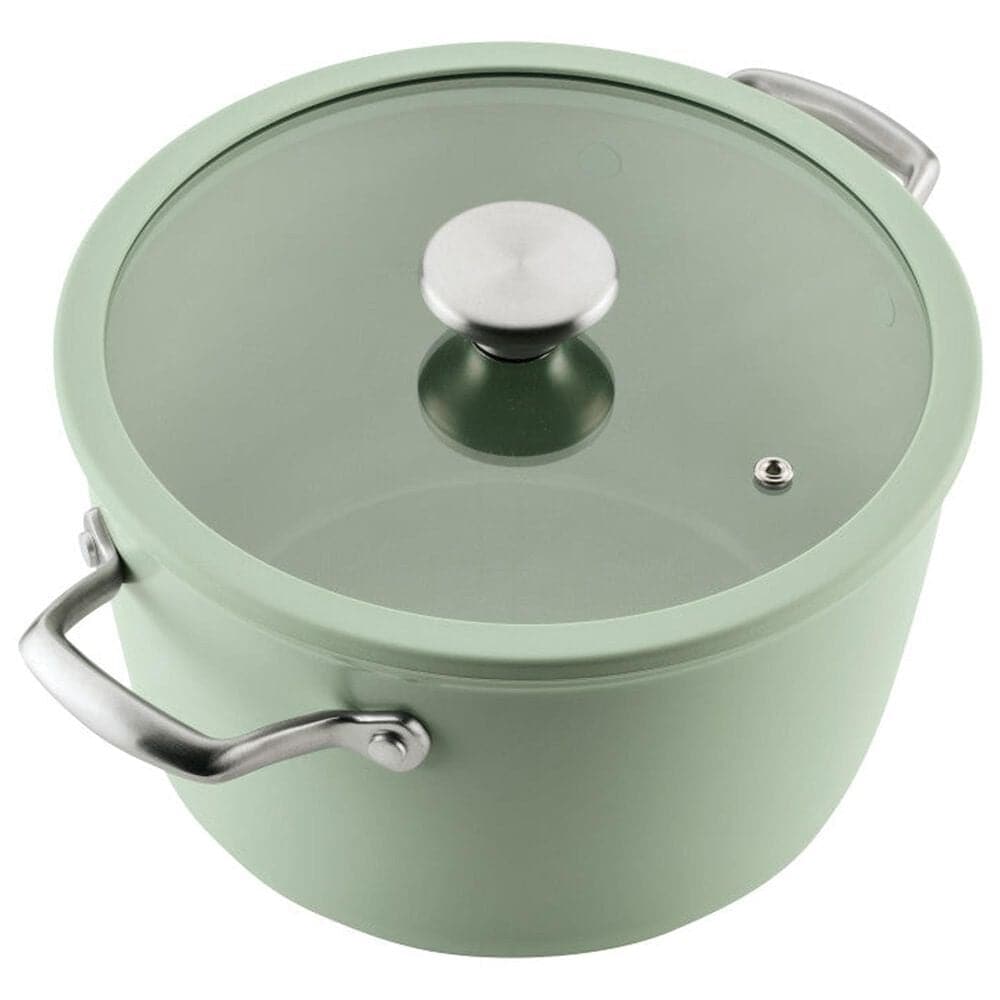 Circulon 10-Piece Ceramic Nonstick Cookware Set in Sage, , large