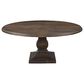 Home Trends & Design Nimes 72" Round Dining Table in Weathered Mango - Table Only, , large