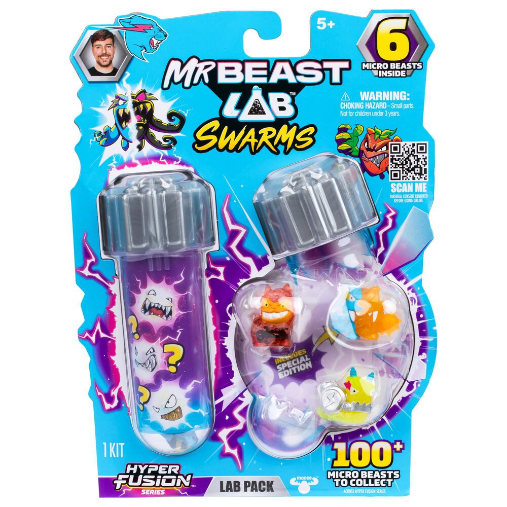 Mr Beast Lab MrBeast Lab Swarms Series 3 Lab 6-Pack in Multicolor, , large