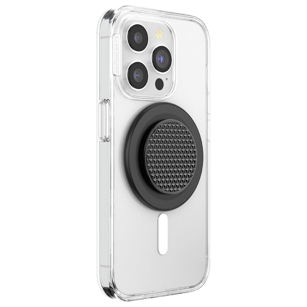 PopSockets Nocturna PopGrip for MagSafe in Triangle Knurl Black, , large