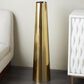 Maple and Jade Minimalistic Tall Floor Cone Decorative Vase in Shiny Gold, , large