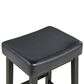 Furniture of America Albergo 3-Piece Bar Set in Black and White, , large