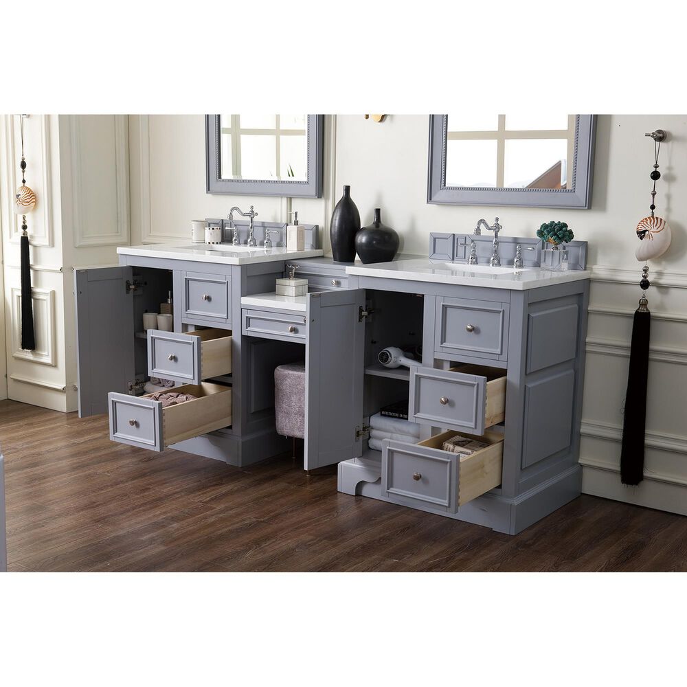 James Martin Vanities De Soto 22&quot; Drawer Unit Top in Silver Gray, , large