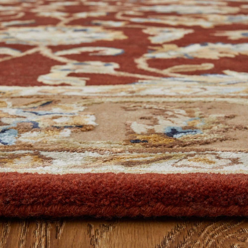 Feizy Prescott 8&#39; x 10&#39; Rust and Beige Area Rug, , large