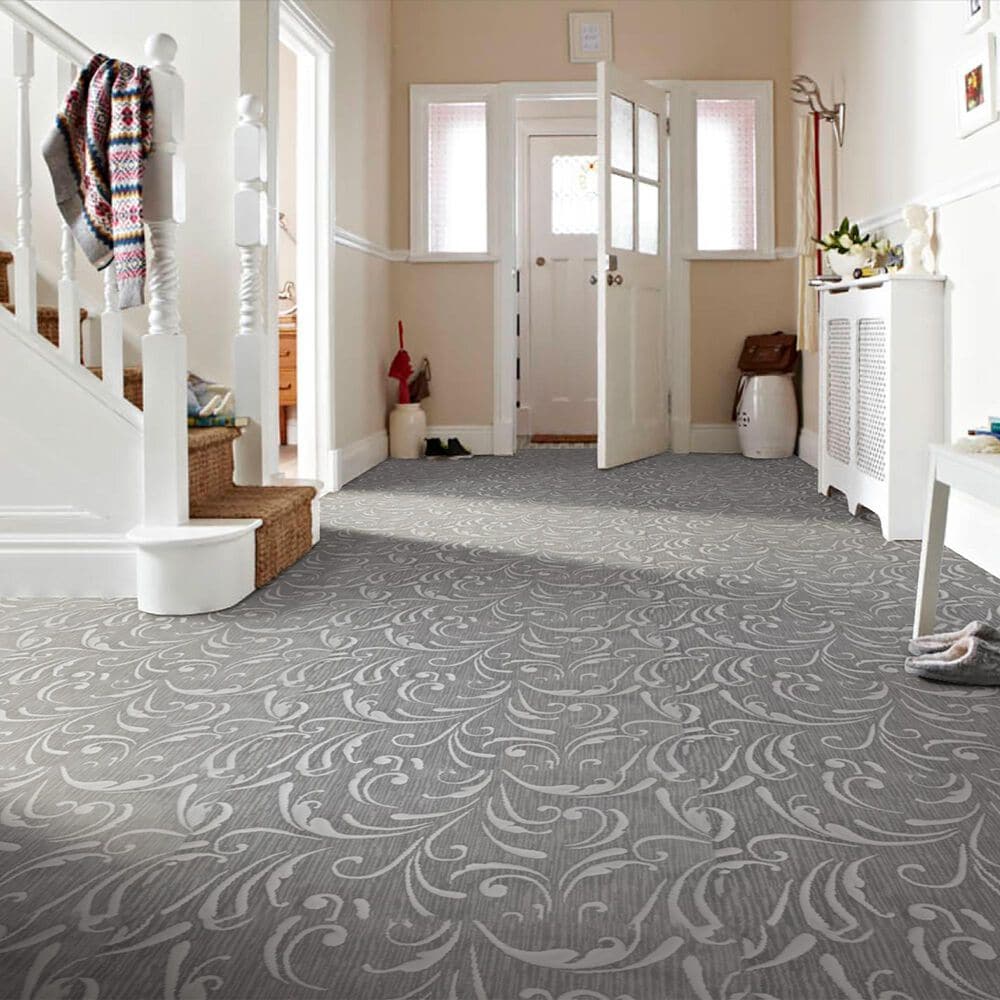 Stanton Divine Design Filigree Carpet in Pewter, , large