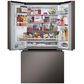 LG 26 cu. Ft 3 Door French Door, Counter Depth with Ice and Water In Printproof Black Stainless Steel, , large