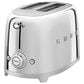 Smeg 2-Slice Retro Style Toaster in Stainless Steel, , large
