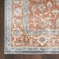 Nourison Astra Machine Washable ASW11 2"2" x 10" Denim and Multicolor Runner, , large