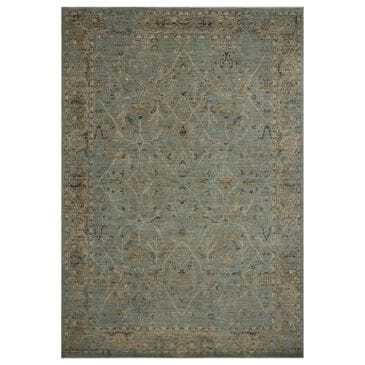 Loloi Briar Aqua and Olive 2"6" x 9" Runner, , large