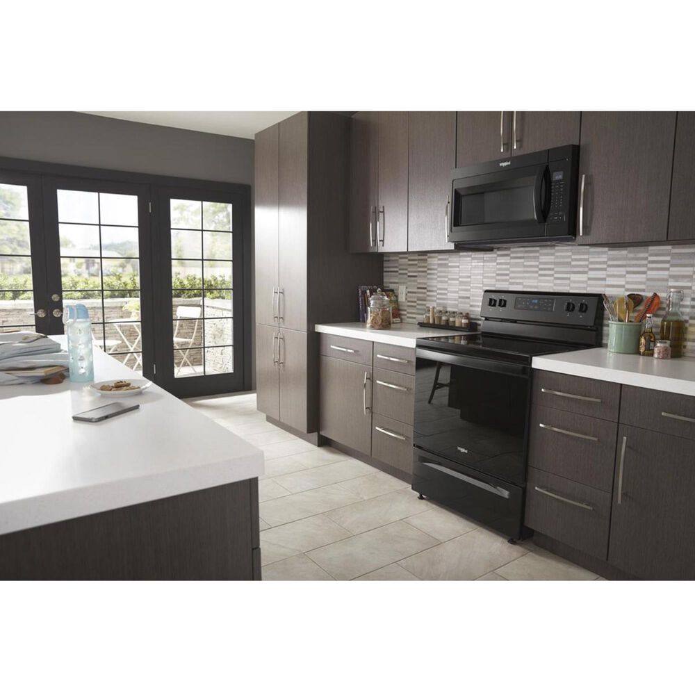 Whirlpool 1.9 Cu. Ft. Steam Microwave with Sensor Cooking in Black, , large