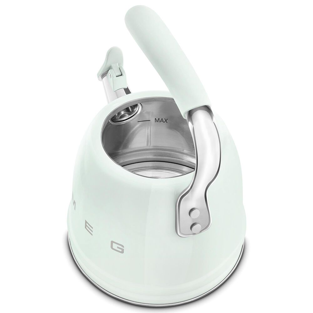SMEG 2.3L 50&#39;s Style Stovetop Whistling Kettle in Pastel Green, , large