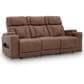 Ashley Point Clear Power Reclining Sofa in Caramel, , large